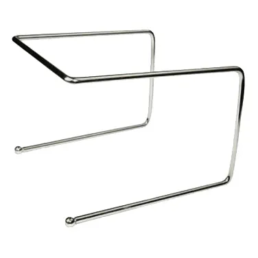 Winco APZT-789 Chrome Plated Steel Pizza Pan Stand, 6-1/2"H / Non-Slip Grip