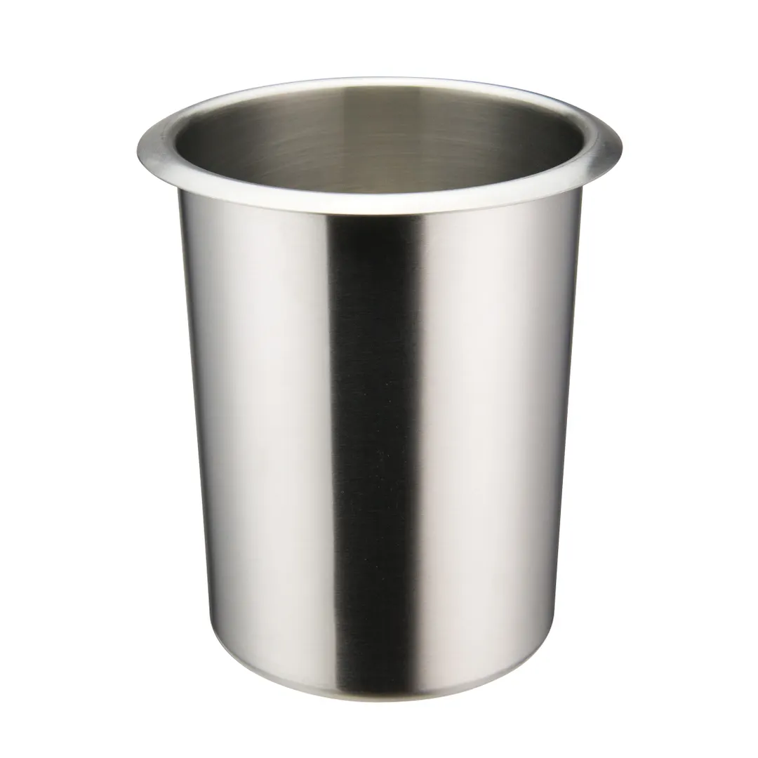 Winco BAM-1.25 1.25 qt. Mirror Finish Stainless Steel Bain Marie Pot