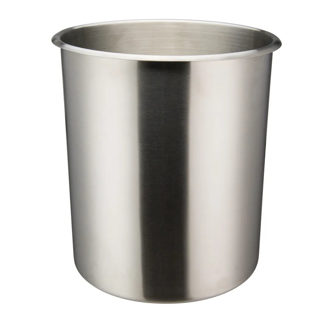 Winco BAM-12 12 qt. Mirror Finish Stainless Steel Bain Marie Pot