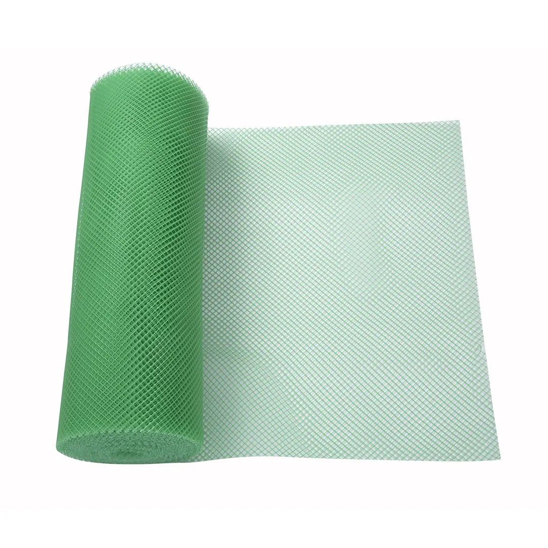 Winco BL-240G 2-ft (24 in) Wide x 40-ft Long Green BPA-Free Plastic Mesh Bar Shelf Liner - 1/Roll
