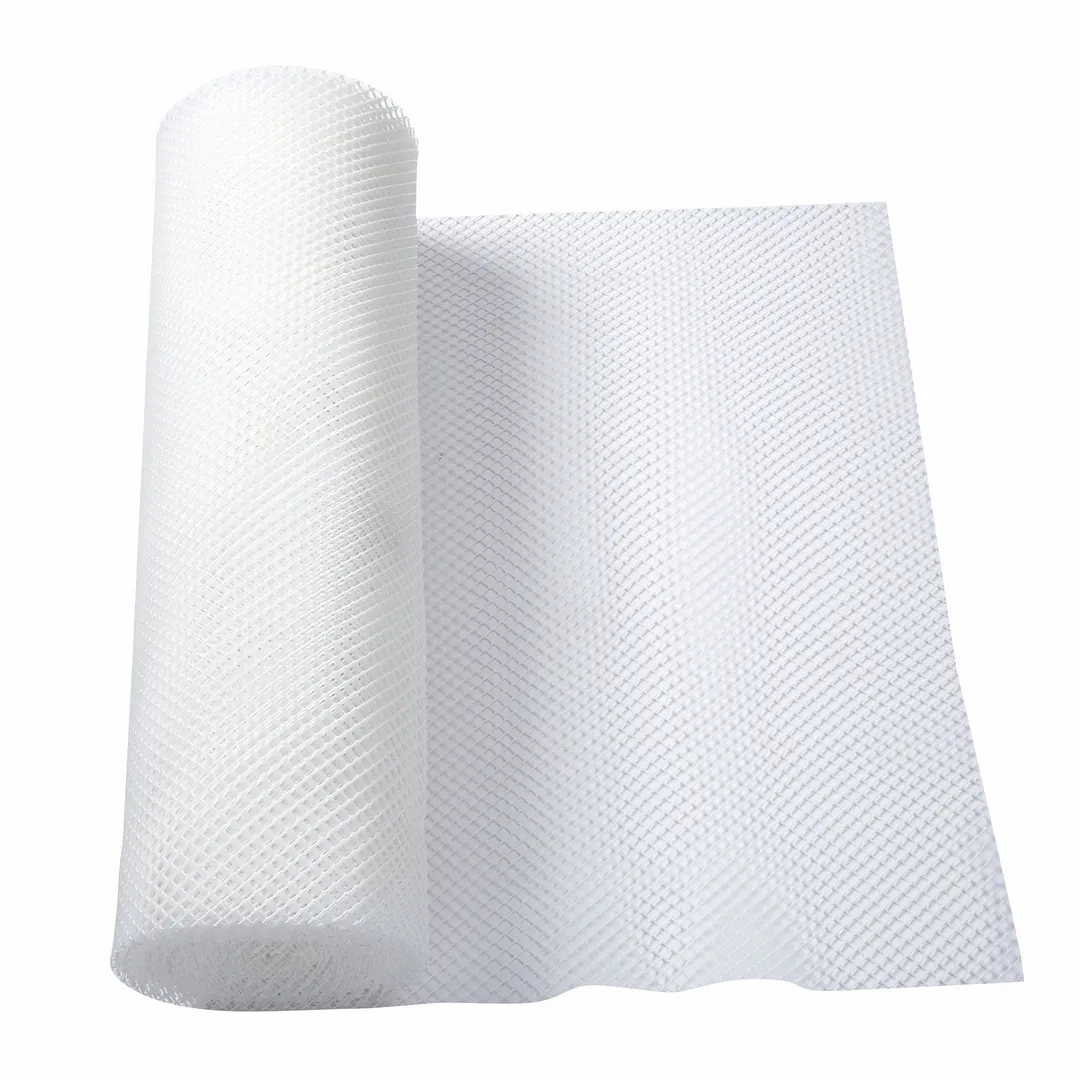 Winco BL-240W Bar Shelf Liner - 2' (24") x 40 ft BPA-Free White Plastic Mesh, Roll - 1/Roll