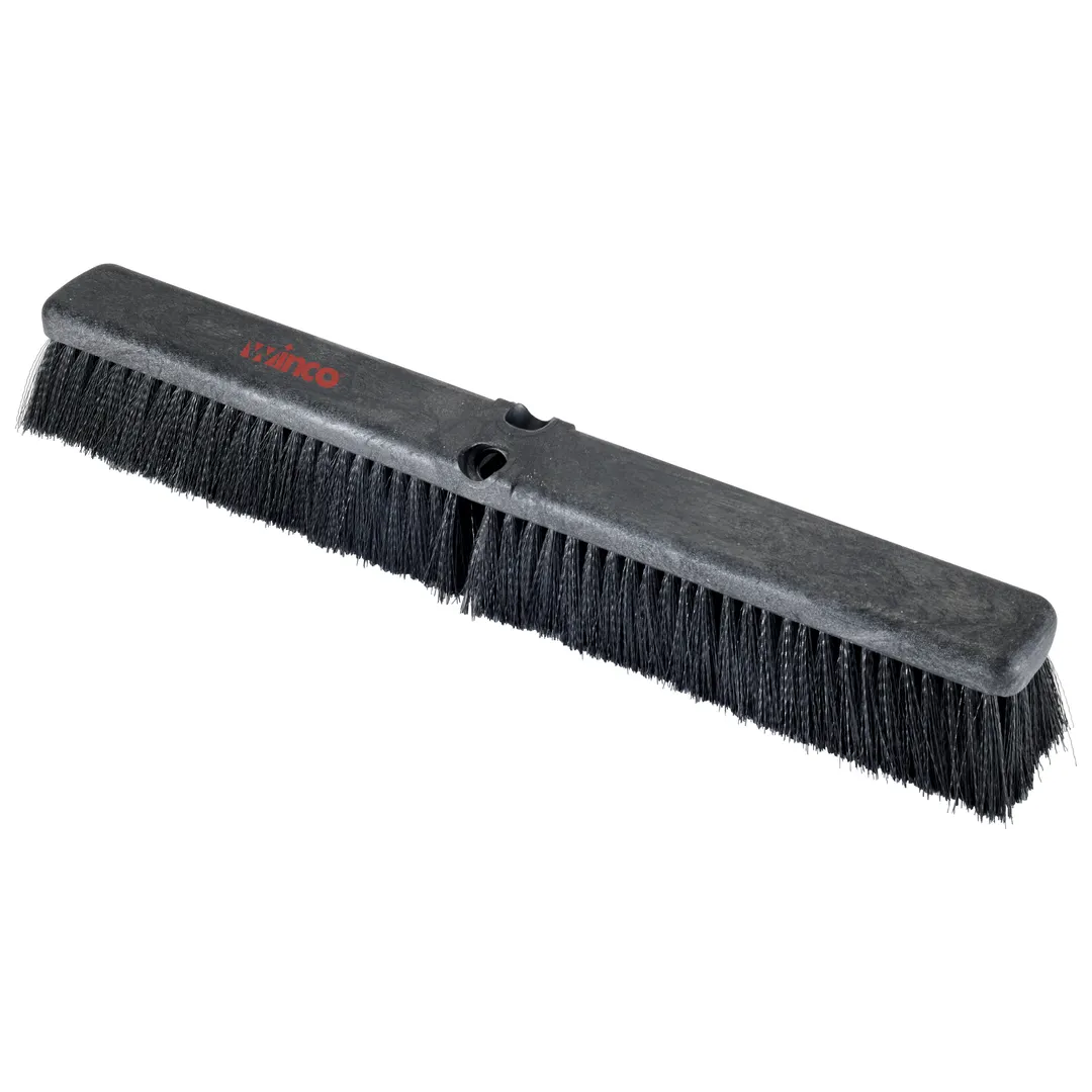 Winco BRFF-24K Push Broom Head, Fine, Medium-Duty