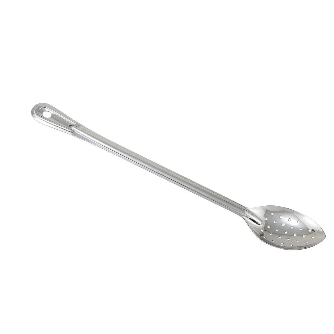 Winco BSPT-18 18" Perforated Heavy Duty Basting Spoon with 1.5 Mm Stainless Steel