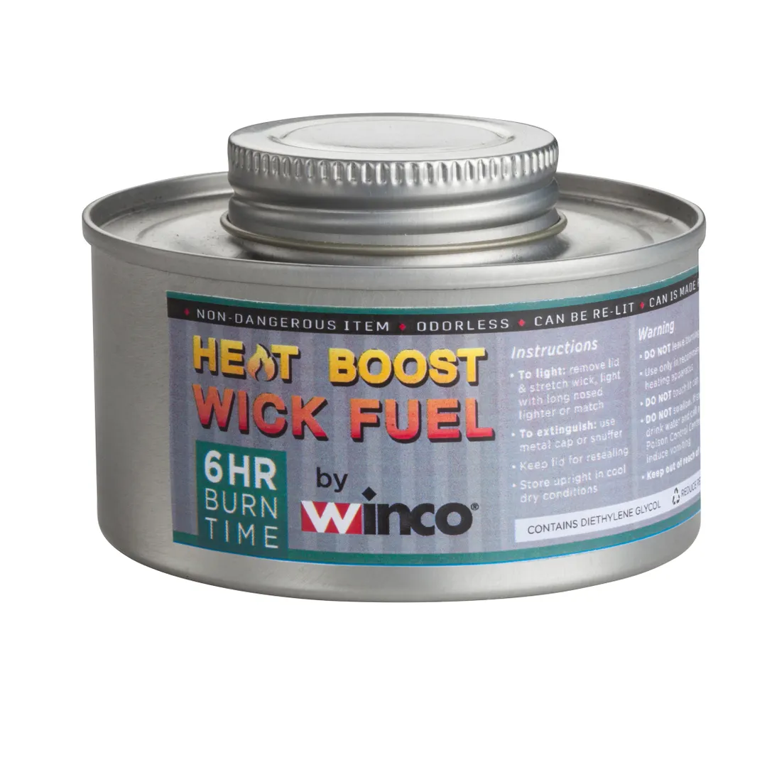 Winco C-F6 6 Hour Wick Diethylene Glycol Chafing Fuel