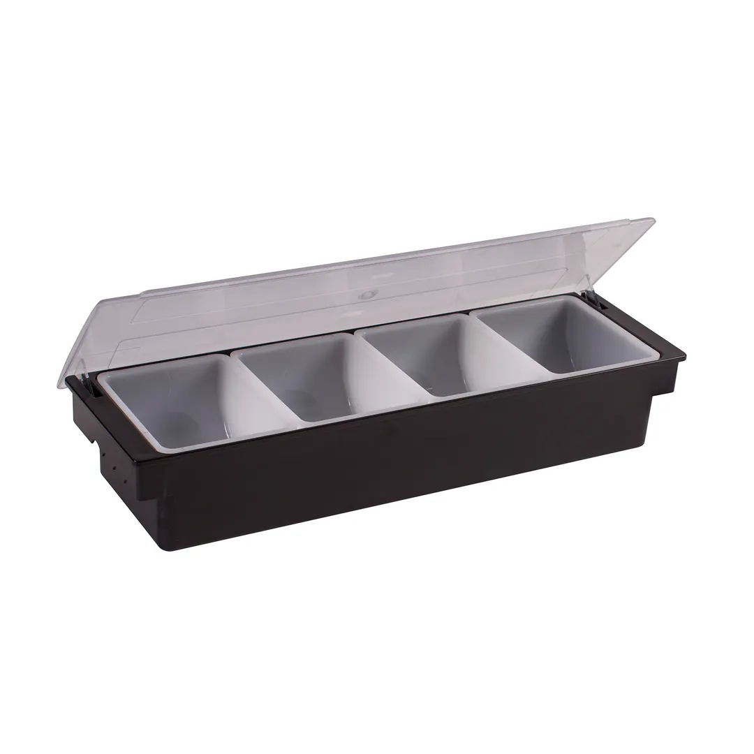 Winco CCH-4 Condiment Dispenser, 4-Compartment