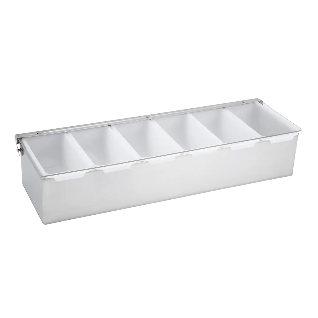 Winco CDP-6 Condiment Dispenser, 6-Compartment