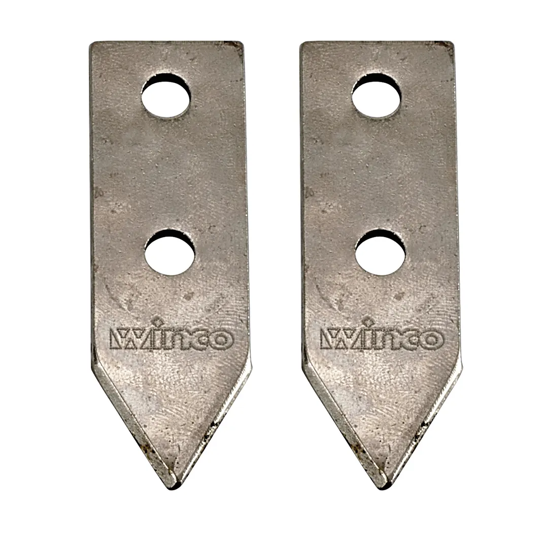 Winco CO-1B Replacement Blade Set, 2 Steel Knife Blades for CO-1 Can Opener, Knife Parts
