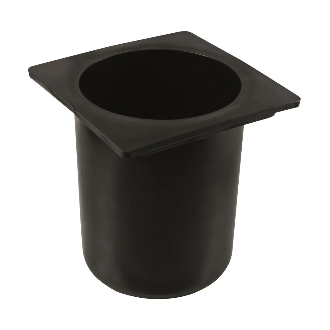 Winco CR-2400 Bar Maid Bottle Well, Round Black - 12" Dia, Aluminum Housing / Polyethylene