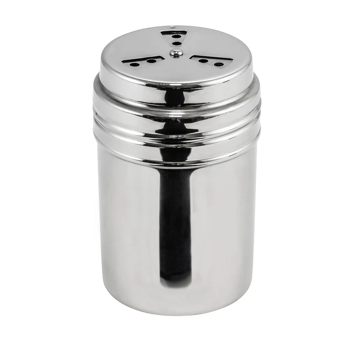 Winco DRG-8P Stainless Steel 8 oz. Adjustable Shaker / Dredge, Mirror Finish