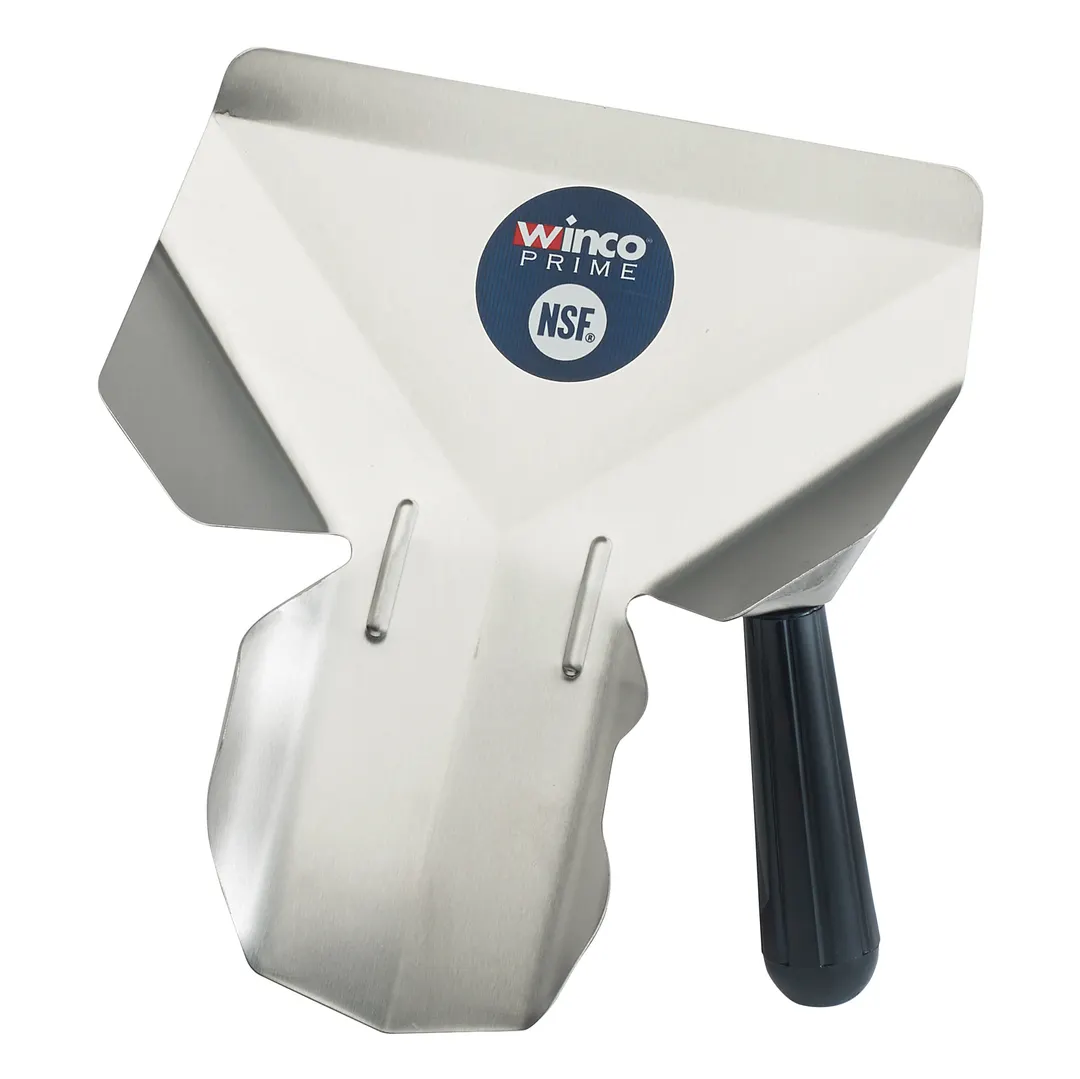 Winco FFBN-1R Stainless Steel French Fryer Bagger, Right Handle, Black Bakelite Handle