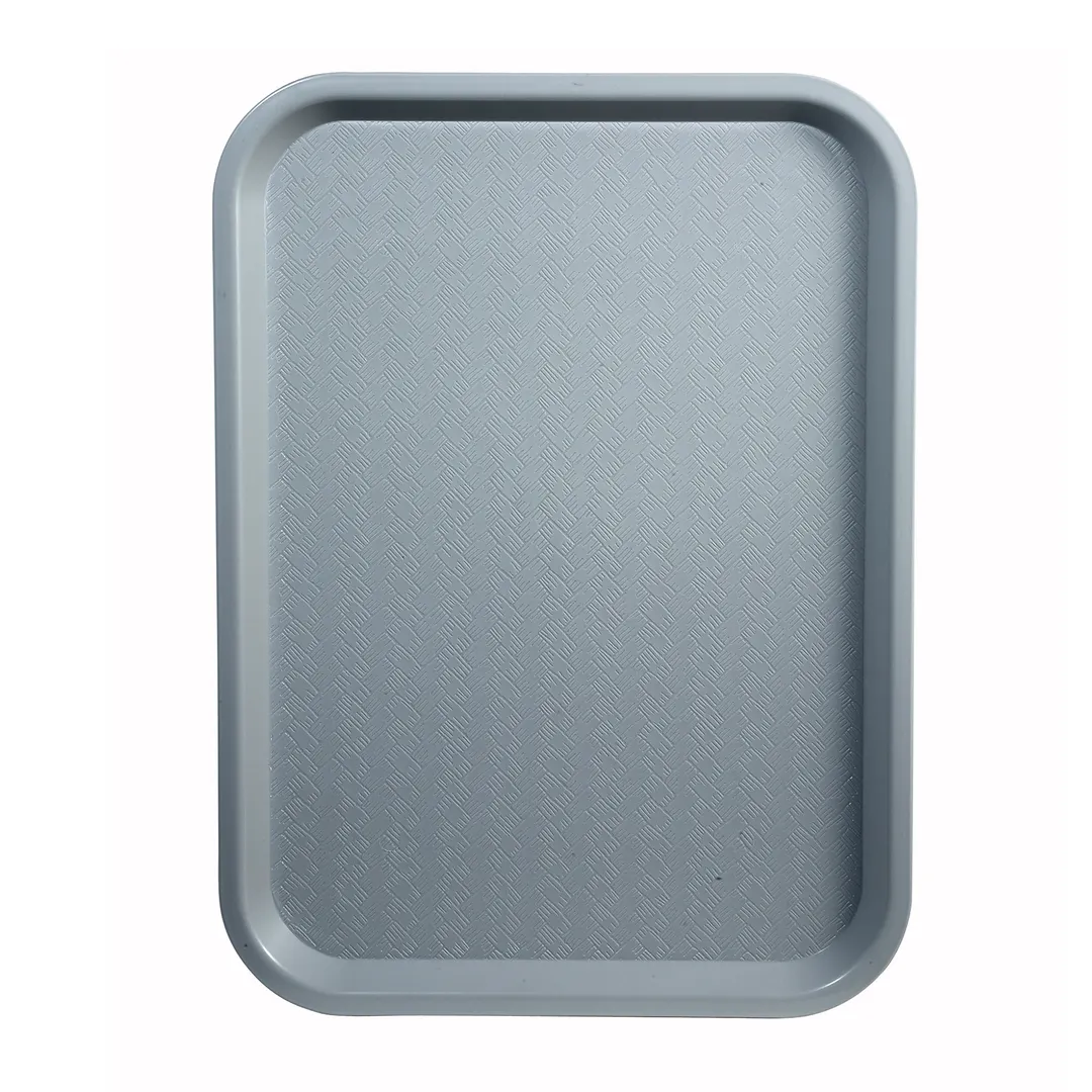 Winco FFT-1216E Fast Food Tray, 12" X 16", BPA Free, Polypropylene, Gray, NSF