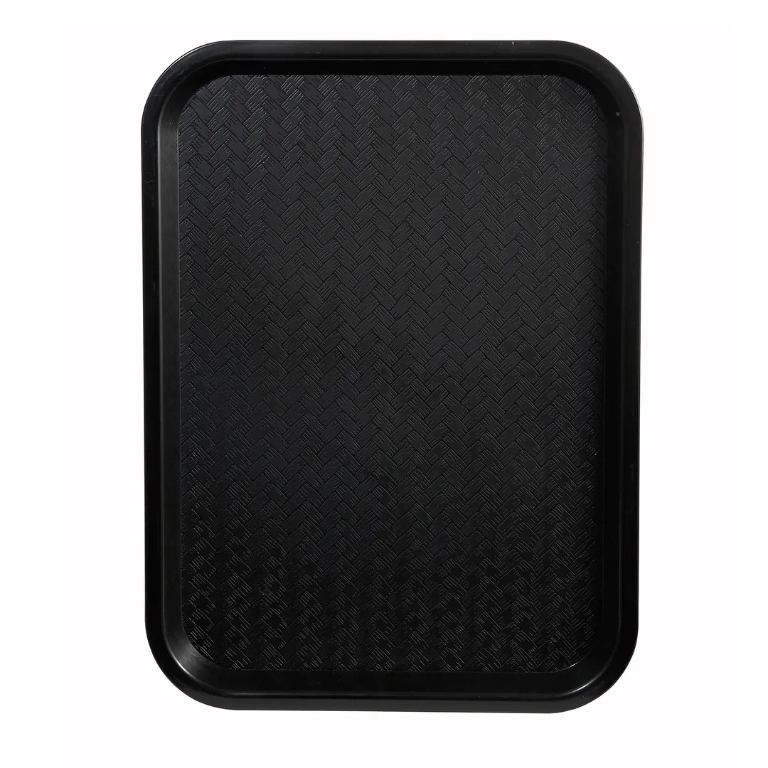 Winco FFT-1216K Fast Food Tray, 12" X 16", BPA Free, Polypropylene, Black, NSF