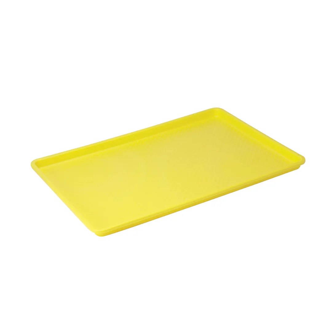 Winco FFT-1826YL Fast Food Tray, 18" X 26", Polypropylene, Yellow, NSF