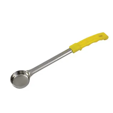 Winco FPS-1 1 oz. One-Piece Solid Food Portioner, Yellow Handle