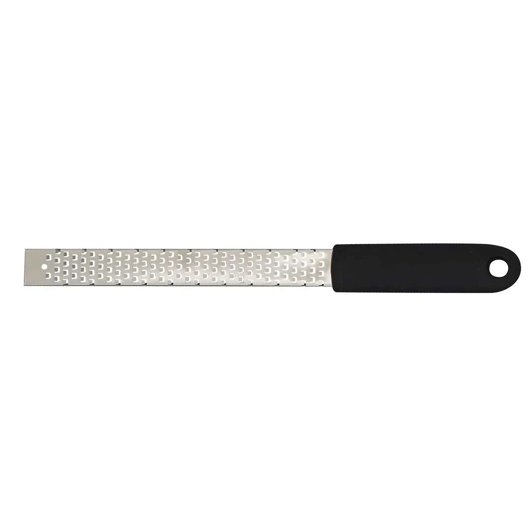 Winco GT-104 15" Zester Blade Grater w/ Black Soft Grip Handle, Stainless Steel