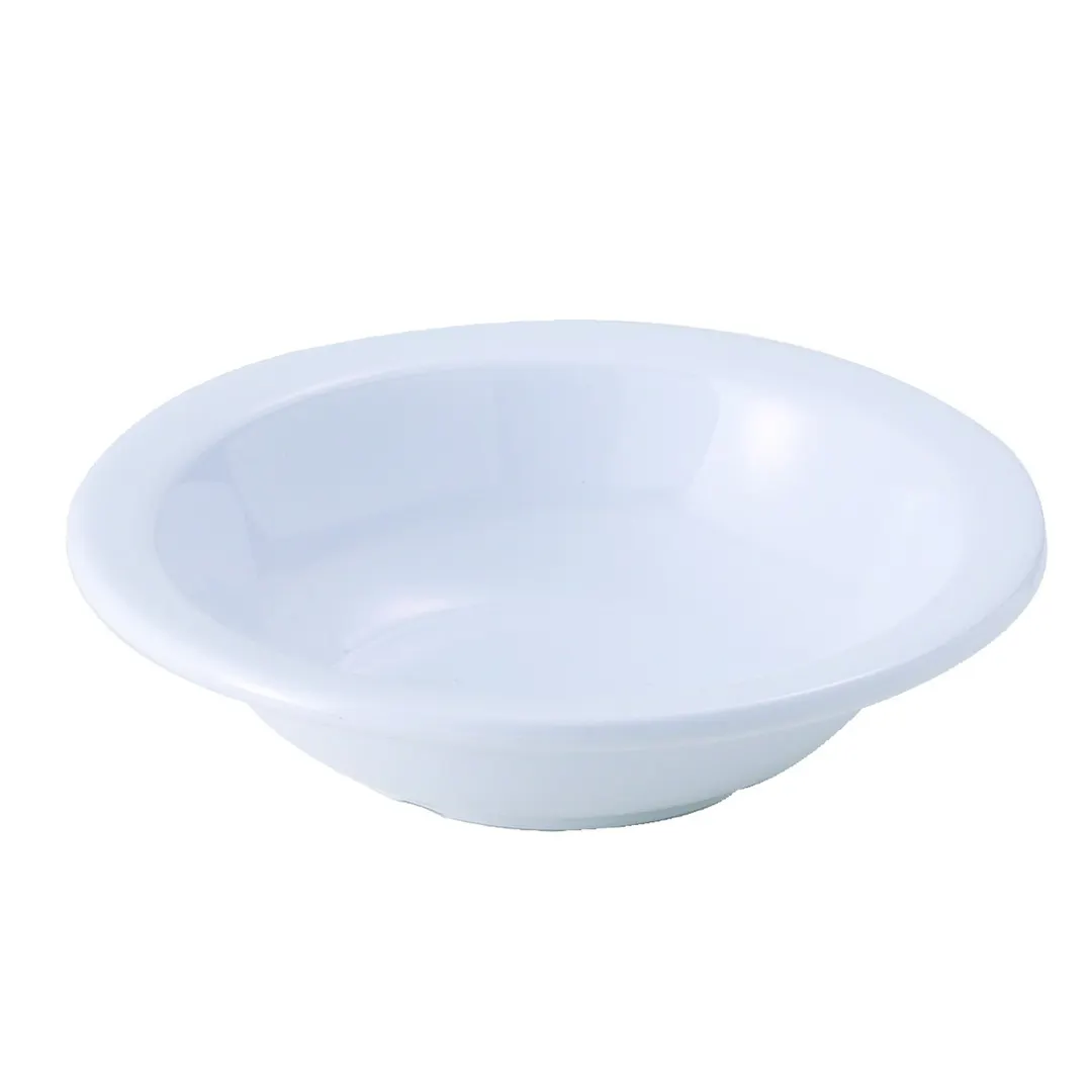 Winco MMB-13W 13 oz White Melamine Grapefruit Bowl, 5-5/8" Dia, Dishwasher Safe - 1 Dozen