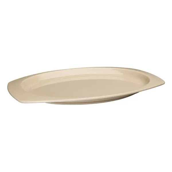 Winco MMPT-117 Rectangular Melamine Platter, 11.5" x 7.5" Tan, NSF Approved, Serveware - 1 Dozen