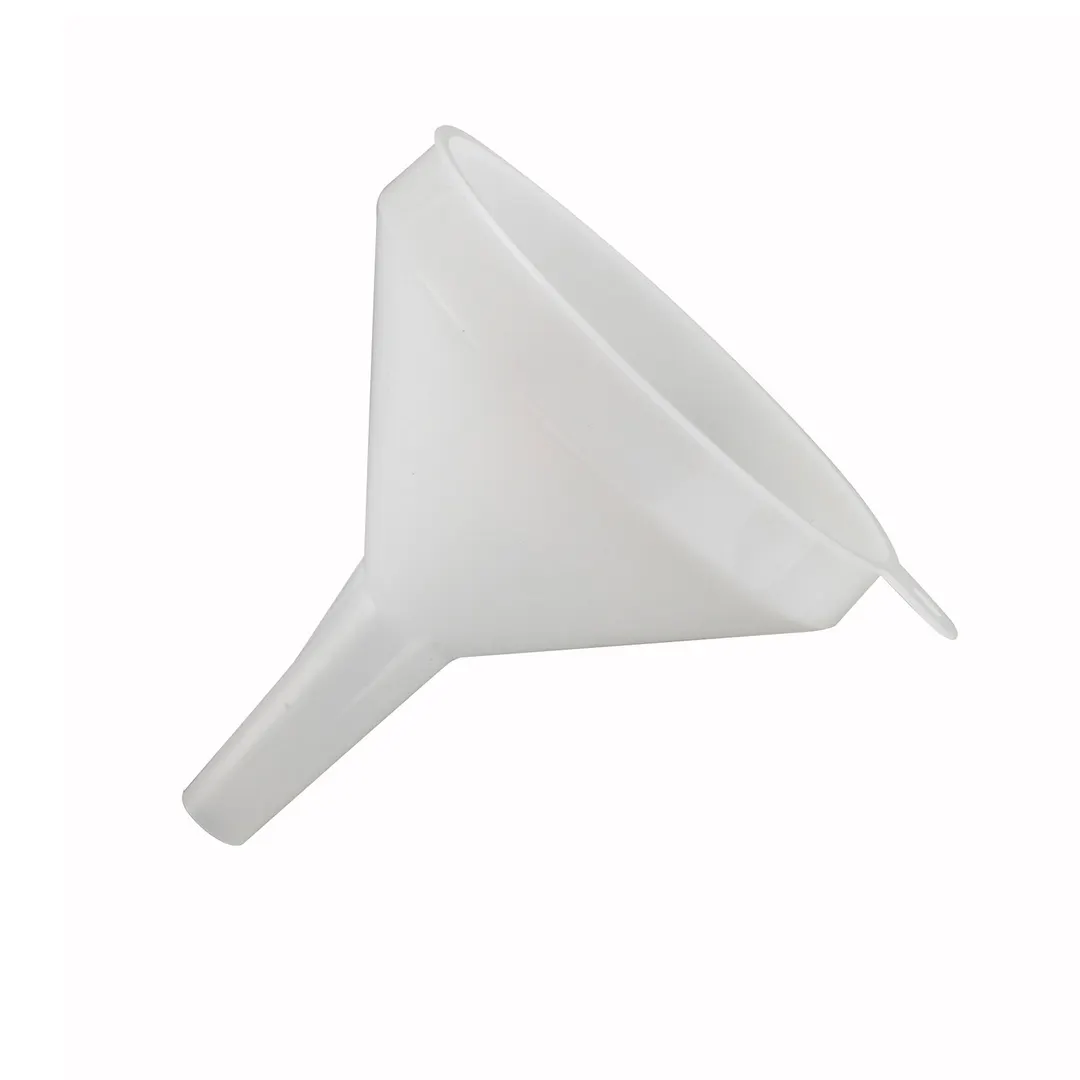 Winco PF-8 8 oz. Round Plastic Funnel, White