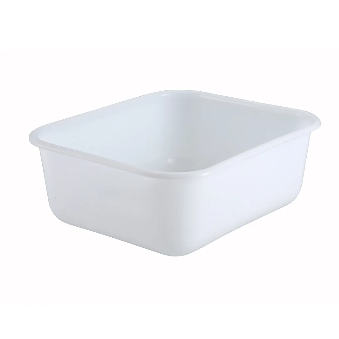Winco PL-MB 14 3/4" x 12 1/2" x 5 3/8" White Polypropylene Mini Box