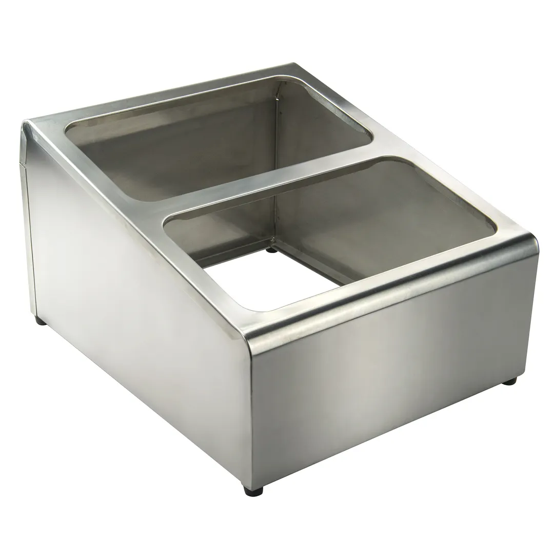 Winco SCPH-33 9.5" x 16" x 13.5" Stainless Steel Condiment Packet Holder