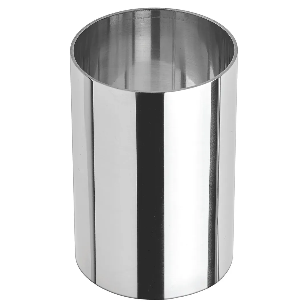 Winco SPM-23R 2" x 3" Round Stainless Steel Culinary Pastry Mold / Dishwasher Safe