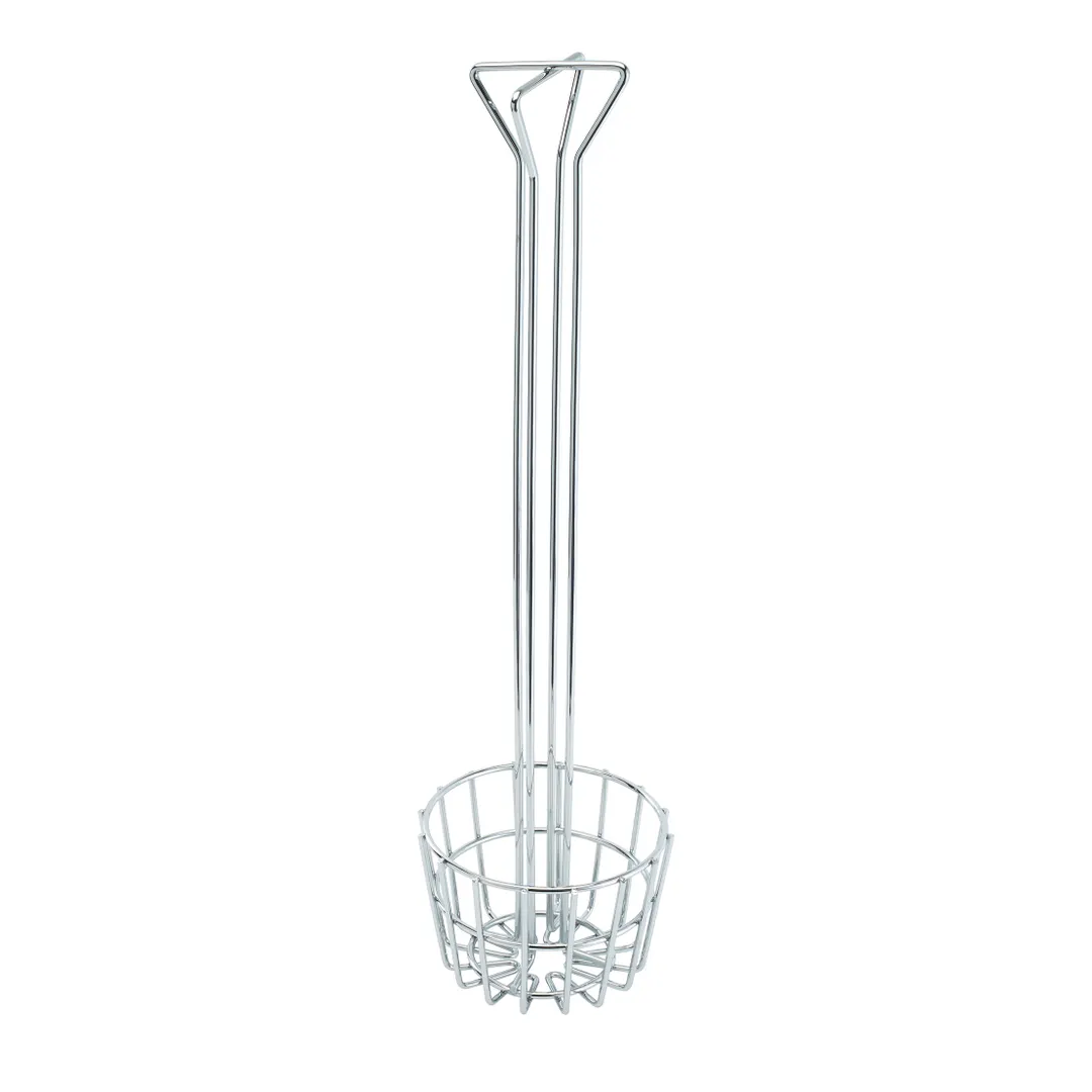 Winco TB-25 Chrome Plated Round Tortilla Shell Fry Basket