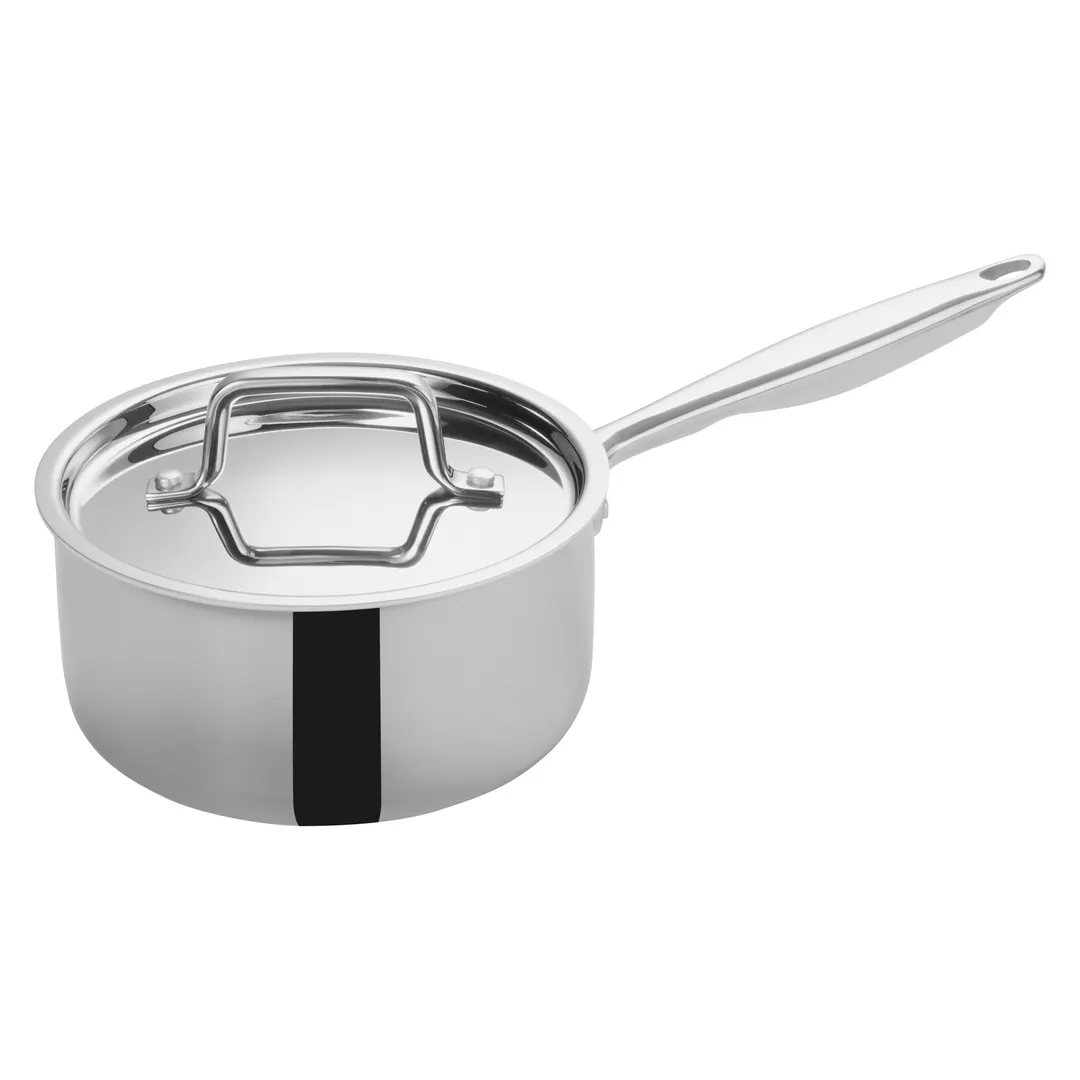 Winco TGAP-3 2-1/2 Qt. Tri-Gen Tri-Ply Induction Ready Sauce Pan with Cover