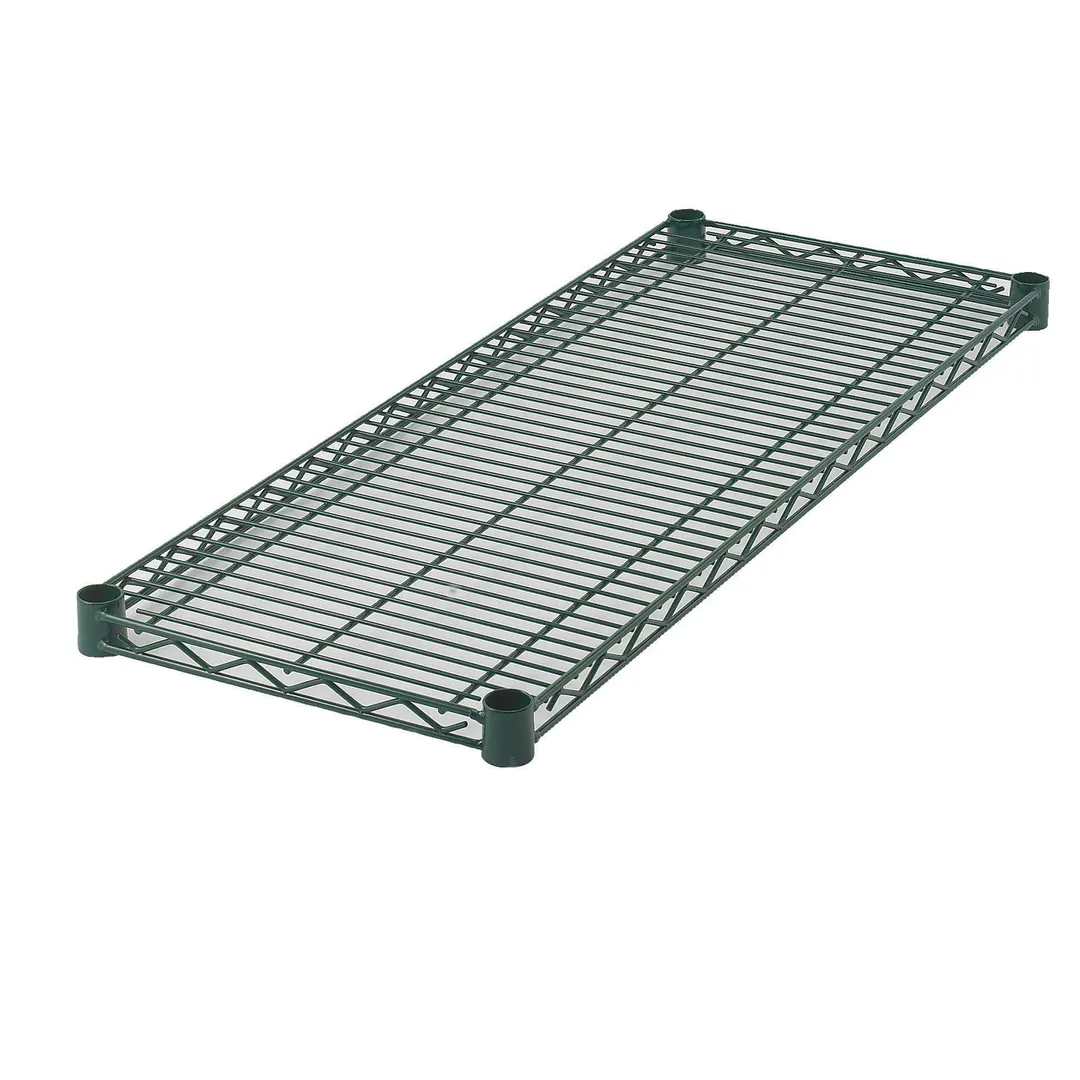 Winco VEX-1824 24" x 18" Epoxy Coated Wire Shelf, Includes (4) Sleeve Clips Per Shelf