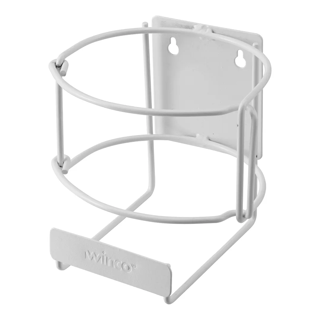 Winco WHW-6 White Wall Mounted Wipe Bracket, Iron
