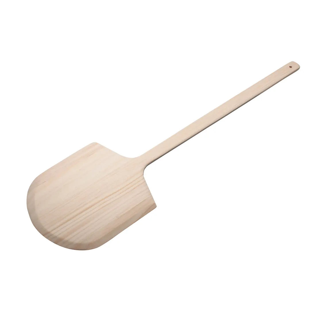 Winco WPP-1242 Wooden Pizza Peel with 12" X 13" Blade, 42" OAL