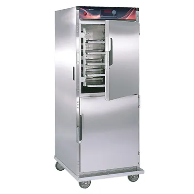 Cres Cor H138S1834DM "Full Height" Heated Holding Cabinet, 32-Set 18"x26" Pan Capacity, Stainless Steel, Dutch Door