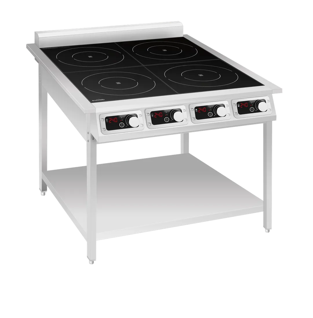 Eurodib FCI435OS1PH Commercial Induction Cooktop, Stainless Steel Construction
