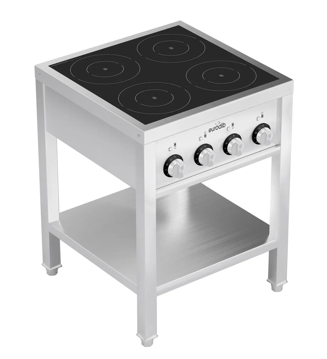 Eurodib FCIHD435OS3PH Commercial Freestanding Induction Cooktop