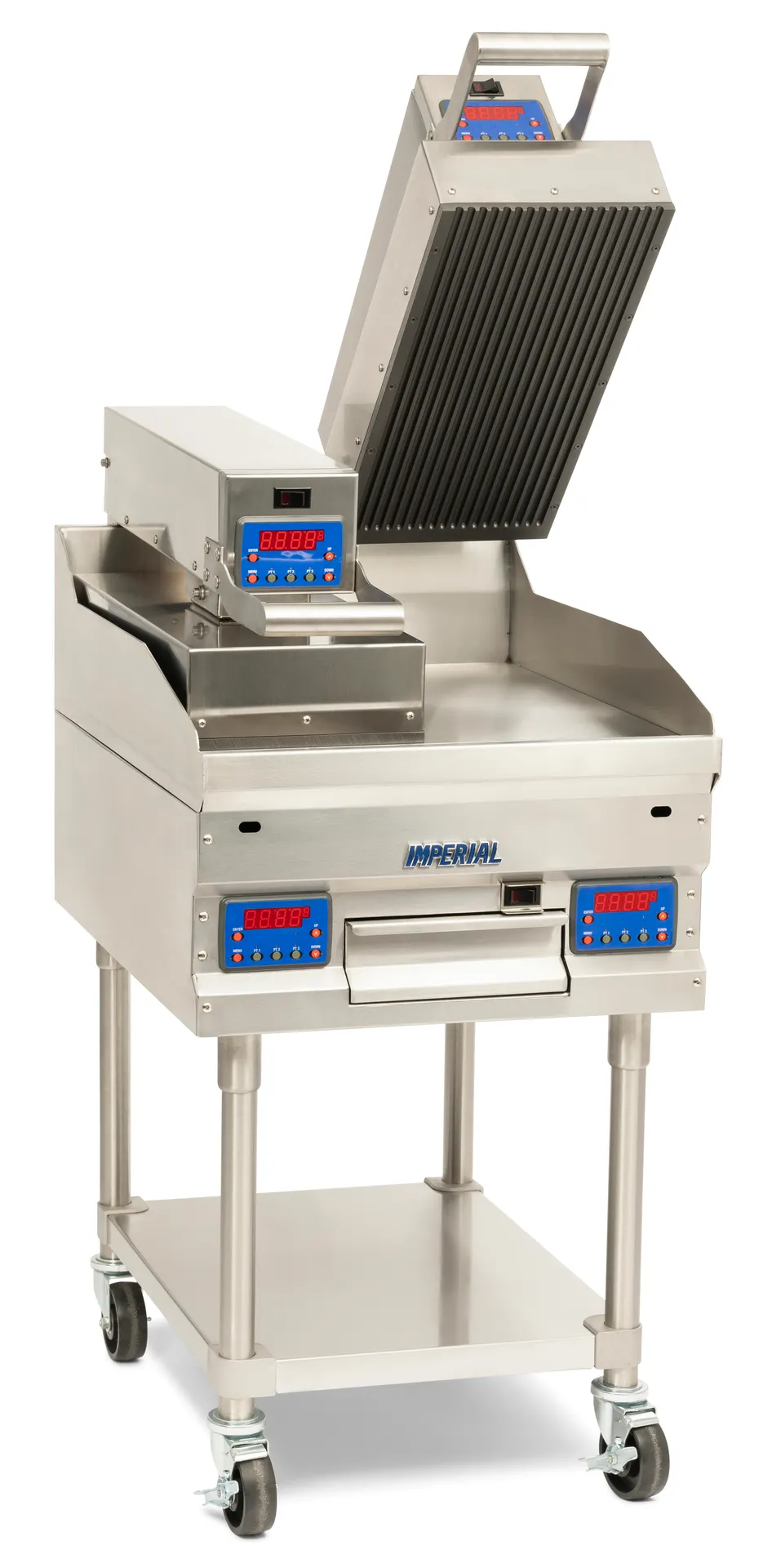 Imperial ICSE-1 Clamshell Griddle Top, Electric, 11.125" W X 23" D