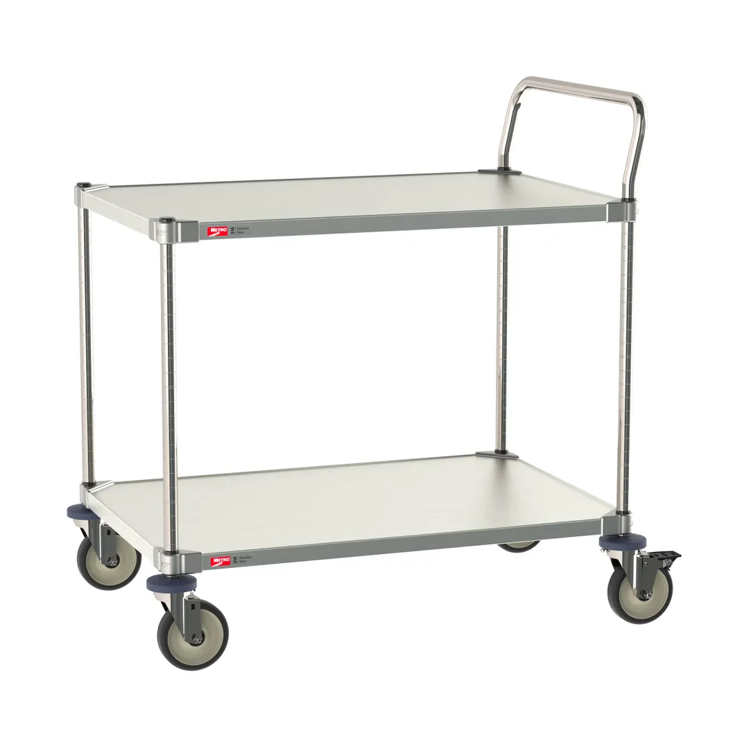 Metro MCP316-2436FF-2 Metro 24" X 36" Stainless 316 Grade Cart, 2 Shelves
