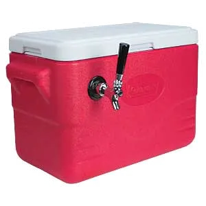 Micro Matic CB281R Jockey Box Coil Cooler, 28 Quart, 50 Ft Coil Length
