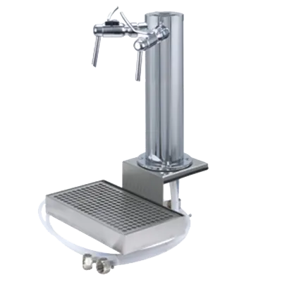 Micro Matic DS532CL-W Wine Font, 3" Clamp-On, 2 Faucets, Chrome Finish, Countertop, Single Column