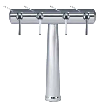 Micro Matic HAVANA4-C-W Wine Font, 16-1/4" W x 17" H, Air-Cooled, Chrome, 4 304 Steel Faucets