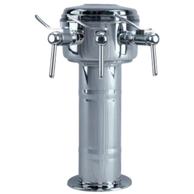 Micro Matic MTM-3PSS-W Wine Font Countertop, 7-5/16" x 18" H, Single Column, 3 304 Faucets