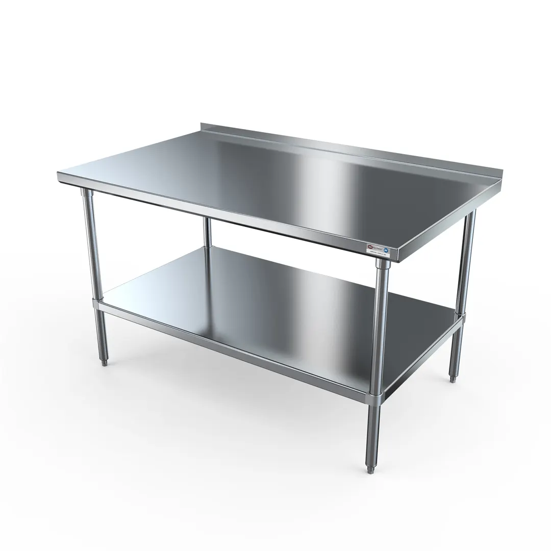NBR Equipment TS4-7236R Premium Work Table, 72"W X 36"D X 37-1/4"H Overall Size