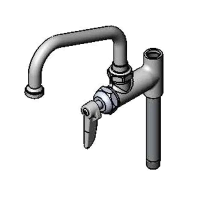 T&S Brass B-0155-05 Add-On Faucet, For Pre-Rinse Units, 6" Nozzle