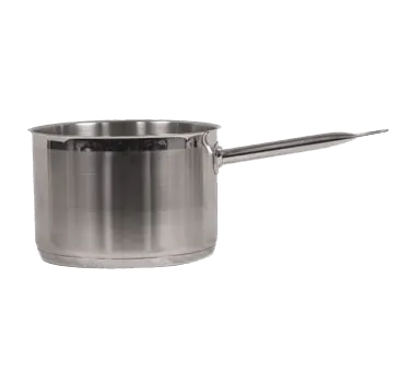 Vollrath 3802 Optio Sauce Pan, 2-3/4 Qt, 7" Dia., 4-1/8" Deep, Straight, Steel, Handle, Induction