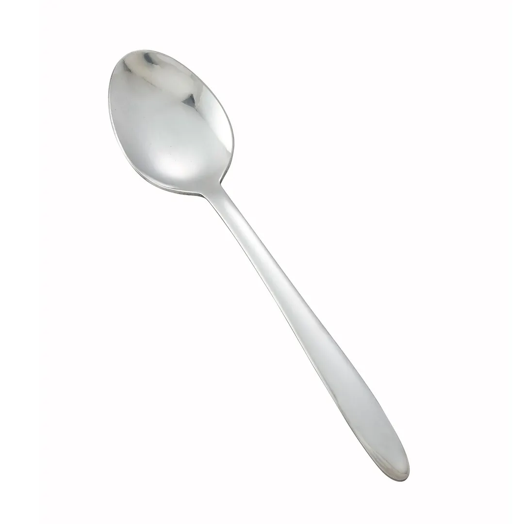 Winco 0019-03 Dinner Spoon, 7-3/16" Flute, Heavy Mirror Finish, 18/0 Stainless Steel, 7-8" - 1 Dozen