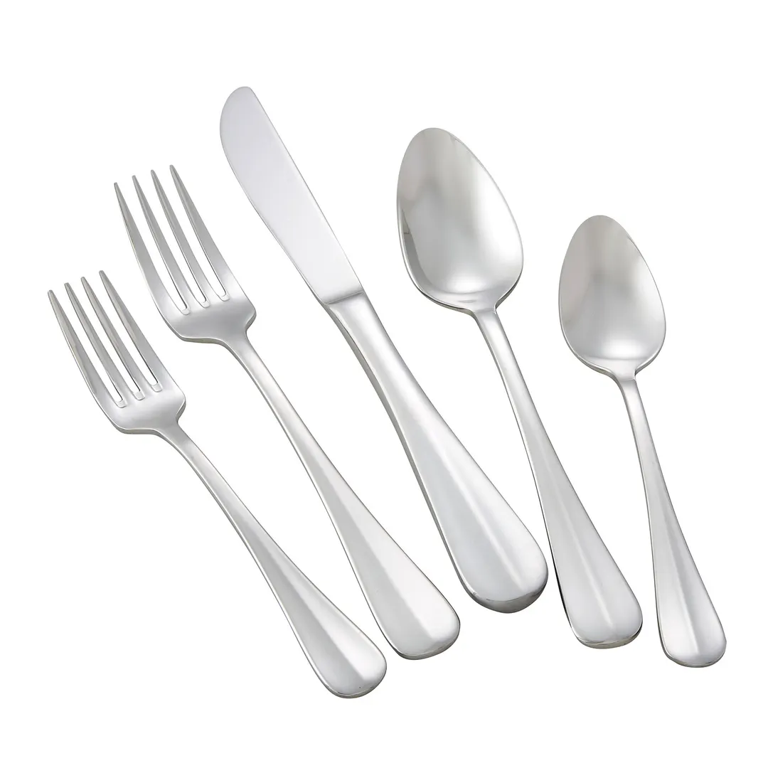 Winco 0034-04 - Bouillon Spoon, 6-15/16" Heavy Weight, 18/8 Stainless Steel, Mirror Finish - 1 Dozen