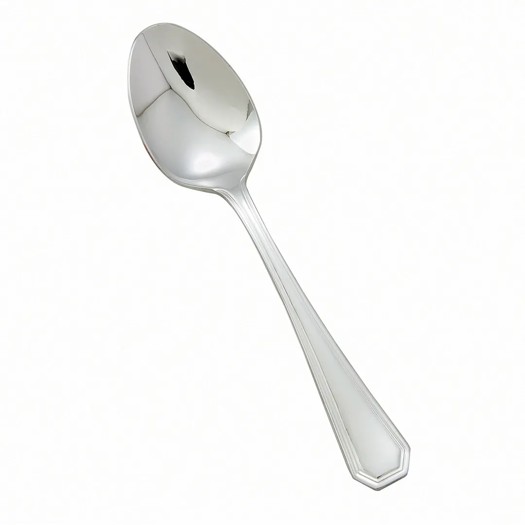 Winco 0035-03 Dinner Spoon, 7-3/8\" Victoria, Heavy, 18/8 Stainless Steel, Mirror Finish - 1 Dozen