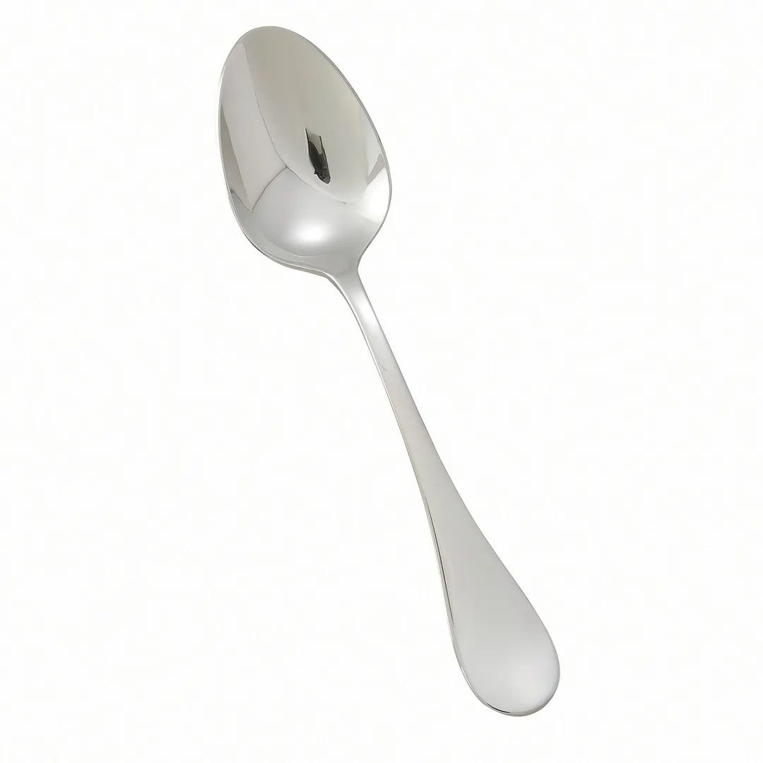 Winco 0037-03 - Dinner Spoon, 7-3/8" Venice, Heavy 18/8 Stainless Steel, Mirror Finish - 1 Dozen