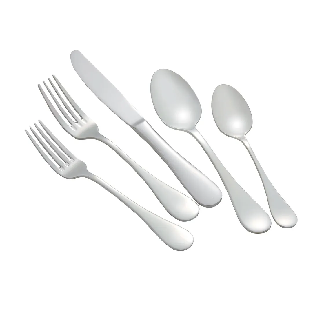 Winco 0037-04 - Venice Mirror-Finish Bouillon Spoon, 6-1/4" Heavy 18/8 Stainless Steel - 1 Dozen