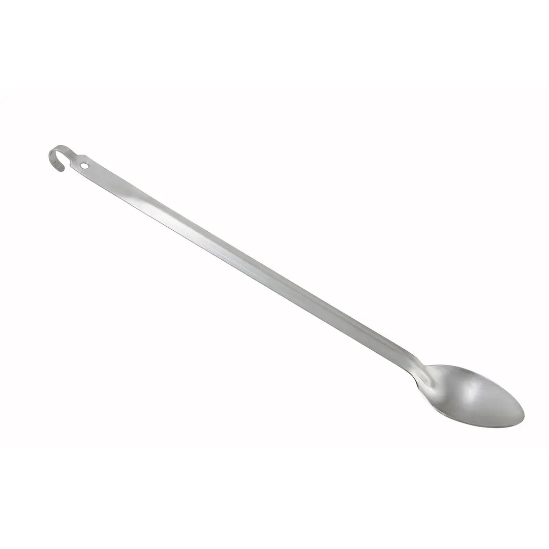 Winco BHKS-21 21" Heavy Duty Solid Stainless Steel Basting Spoon