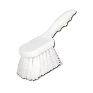 Winco BRN-8P 8" Plastic Scrubbing Brush with Nylon Bristles