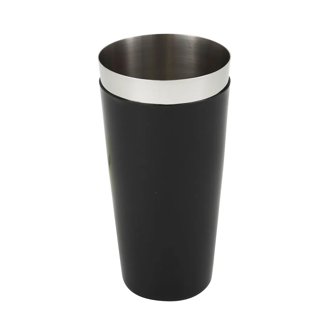 Winco BS-28P 28 oz Black Stainless Bar Cocktail Shaker